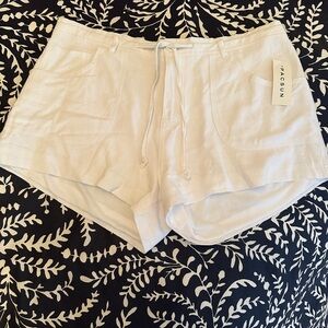 NWT PacSun Fixed Waist Linen shorts